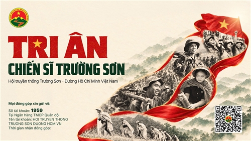 LỄ PHÁT ĐỘNG CHƯƠNG TRÌNH TRI ÂN CHIẾN SỸ TRƯỜNG SƠN