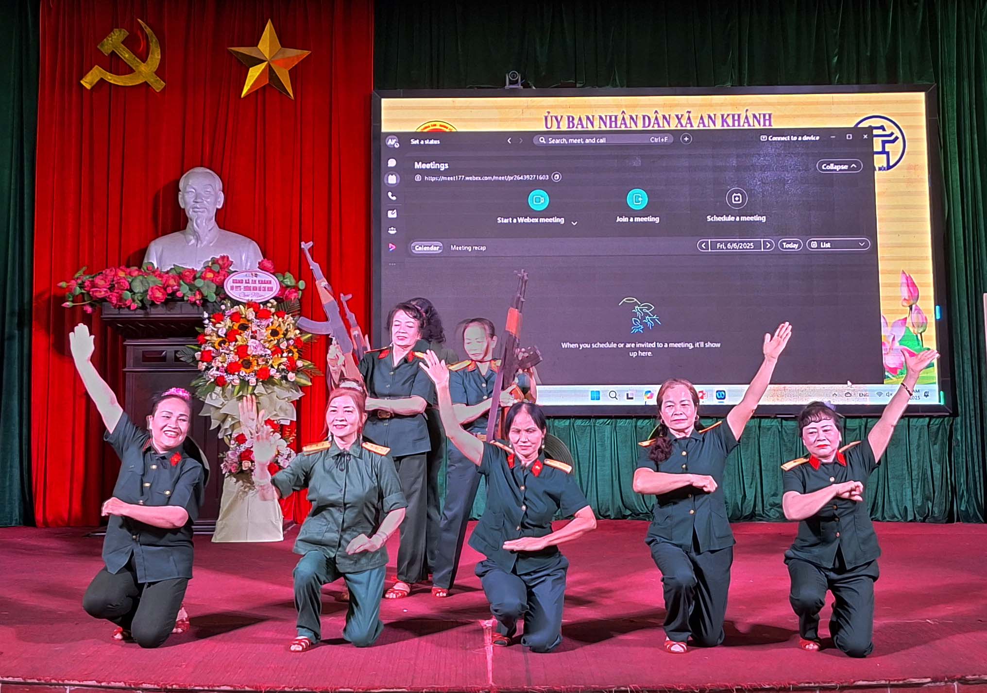 Chương trình văn nghệ chào mừng lễ kết nạp hội viên Hội Trường Sơn xã An Khánh H.Hoài Đức TP. Hà Nội