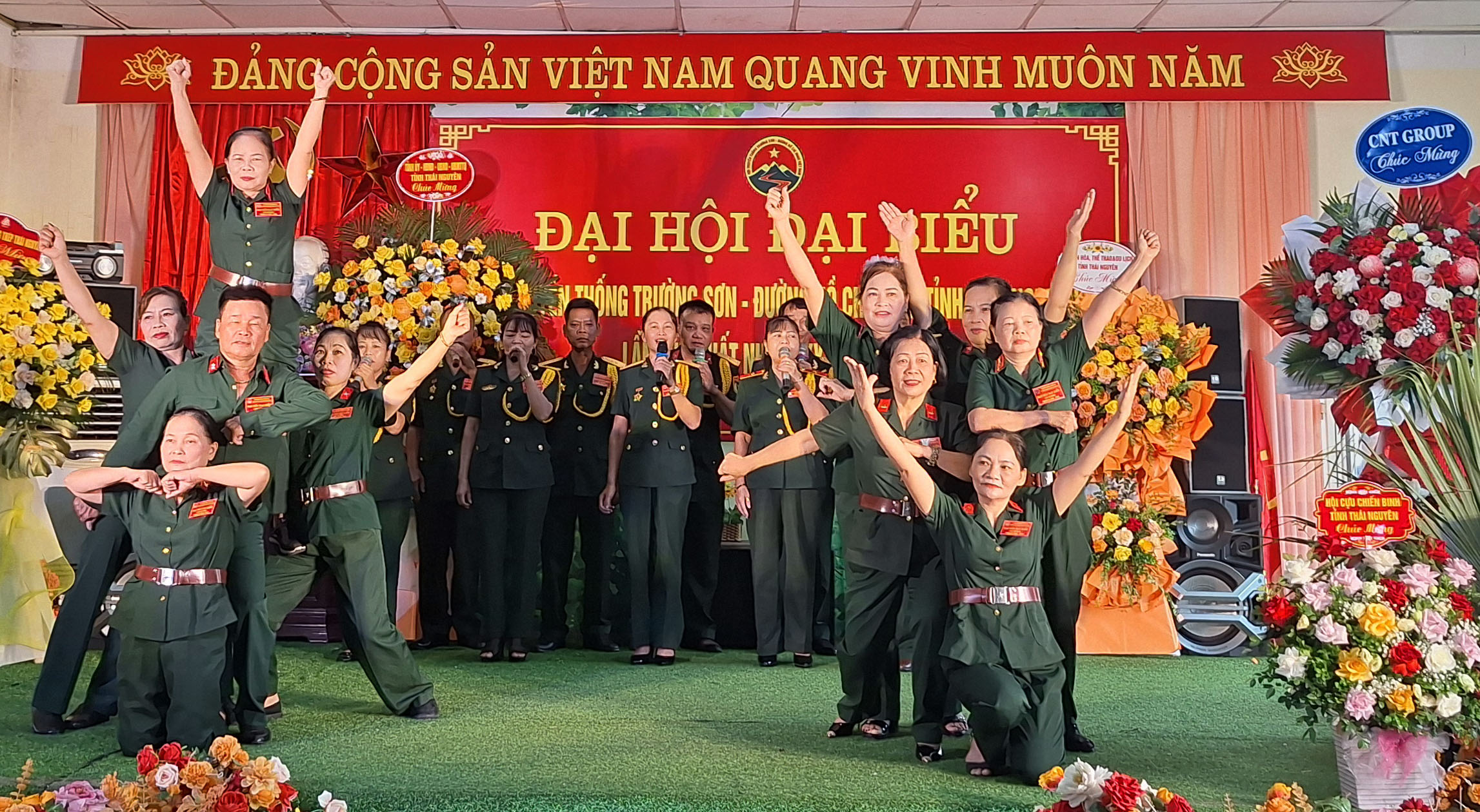 Chương trình văn nghệ chào mừng Đại hội đại biểu Hội Trường Sơn tỉnh Thái Nguyên lần thứ nhất nhiệm kì 2025 - 2030.