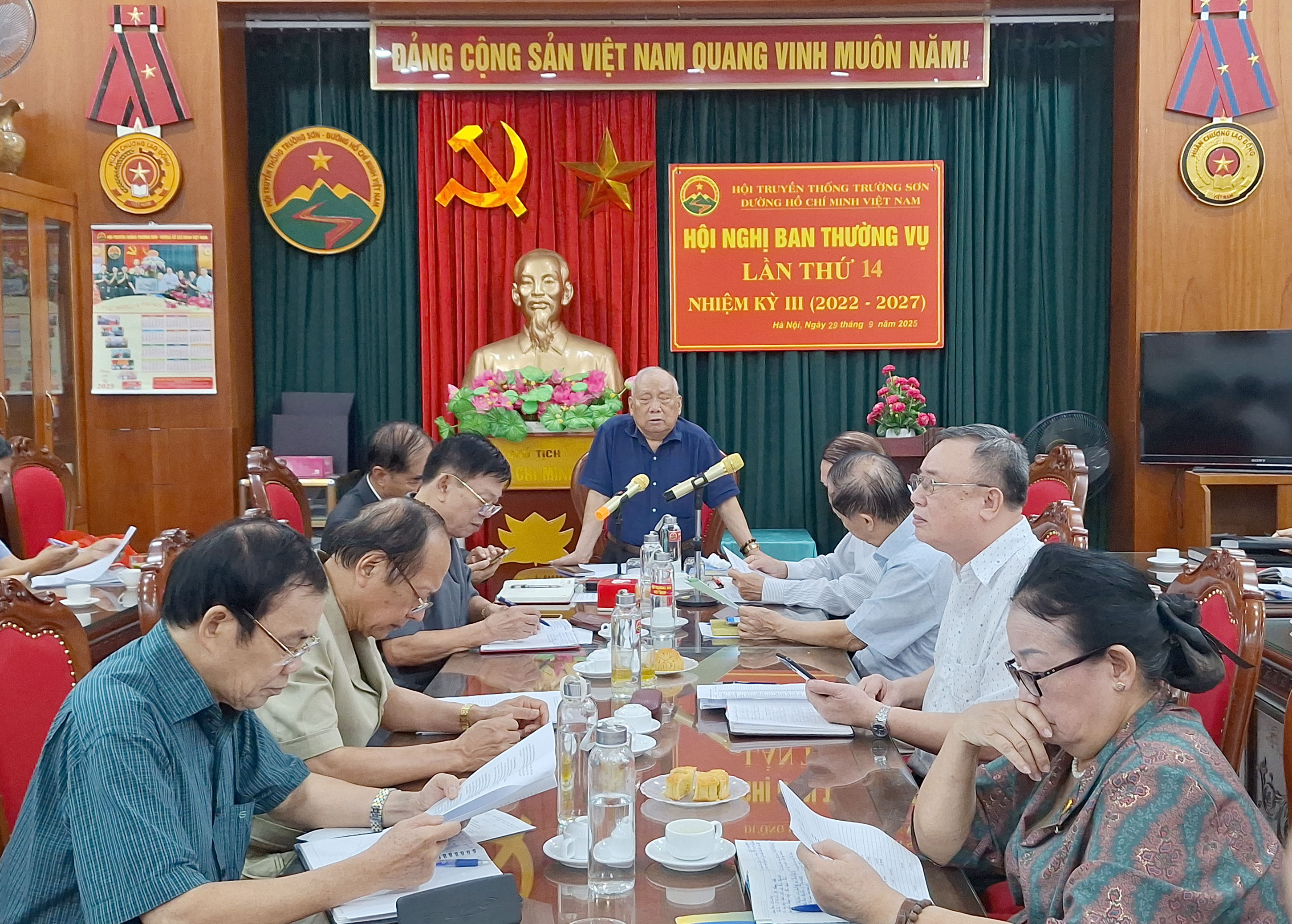 Phóng sự: Hội nghị Ban Thường vụ Hội Trường Sơn Việt Nam quí 3 năm 2025.