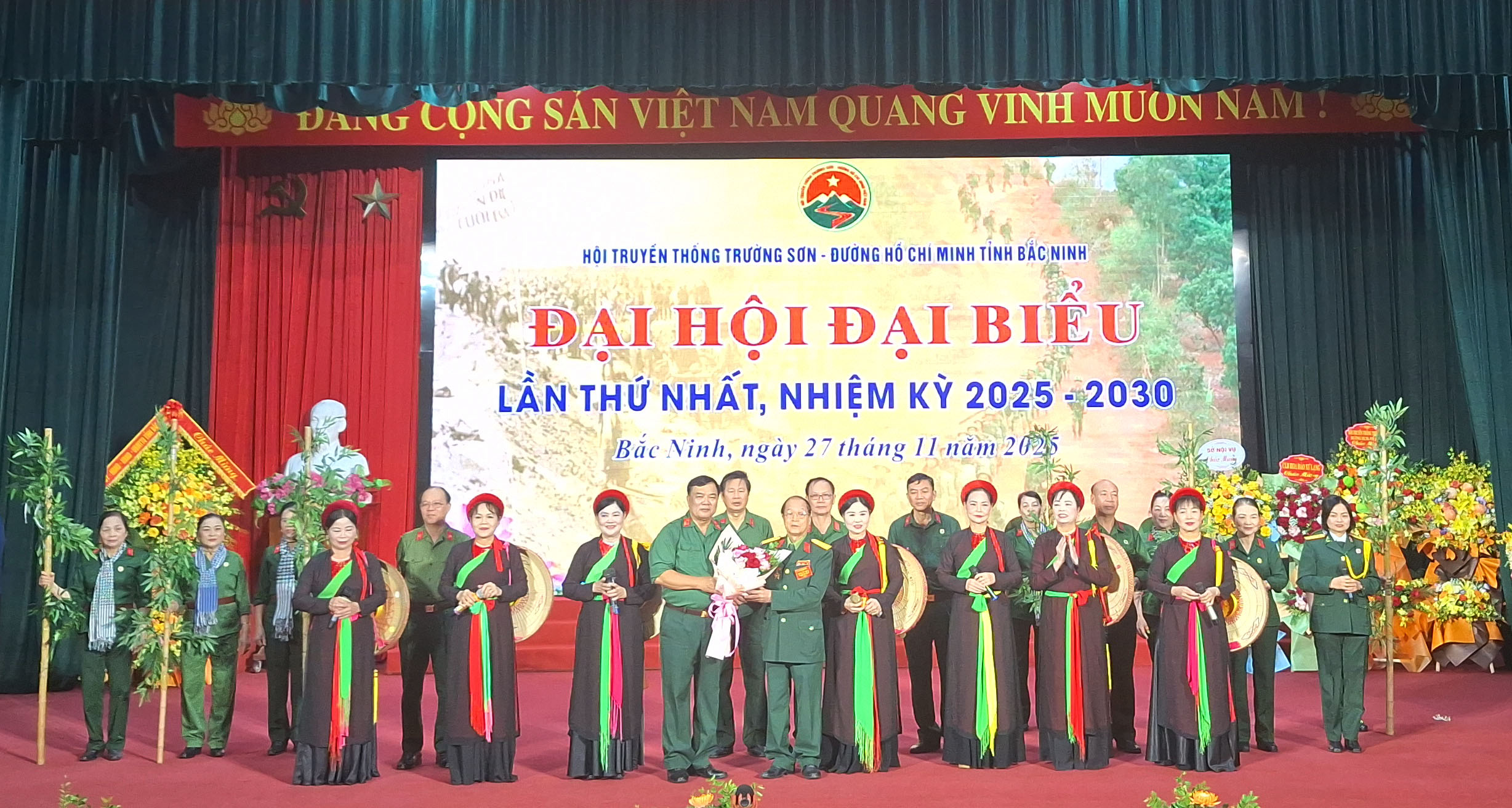 Văn nghệ chào mừng Đại hội đại biểu Hội Trường Sơn tỉnh Bắc Ninh lần thứ nhất, nhiệm kì 2025-2030