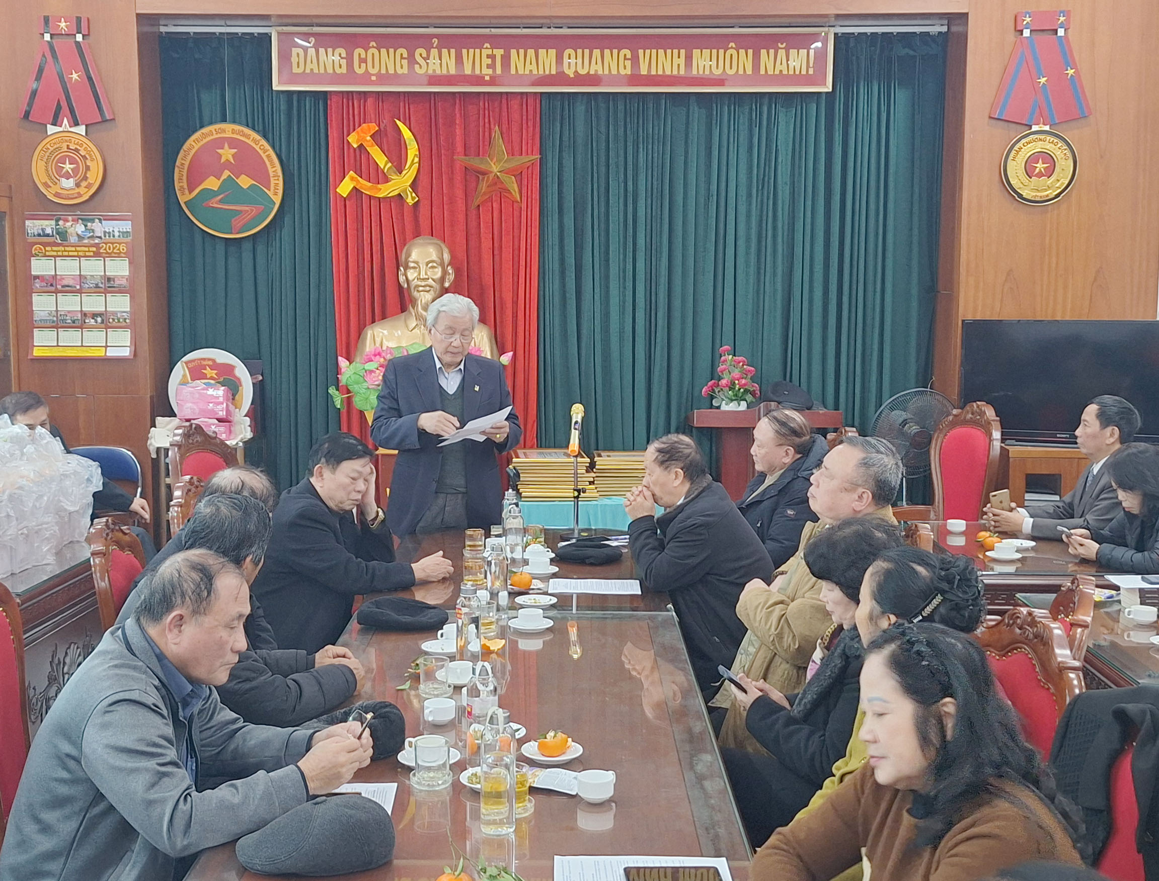 Phóng sự: Khối tuyên truyền Hội Trường Sơn Việt Nam tổng kết năm 2025.