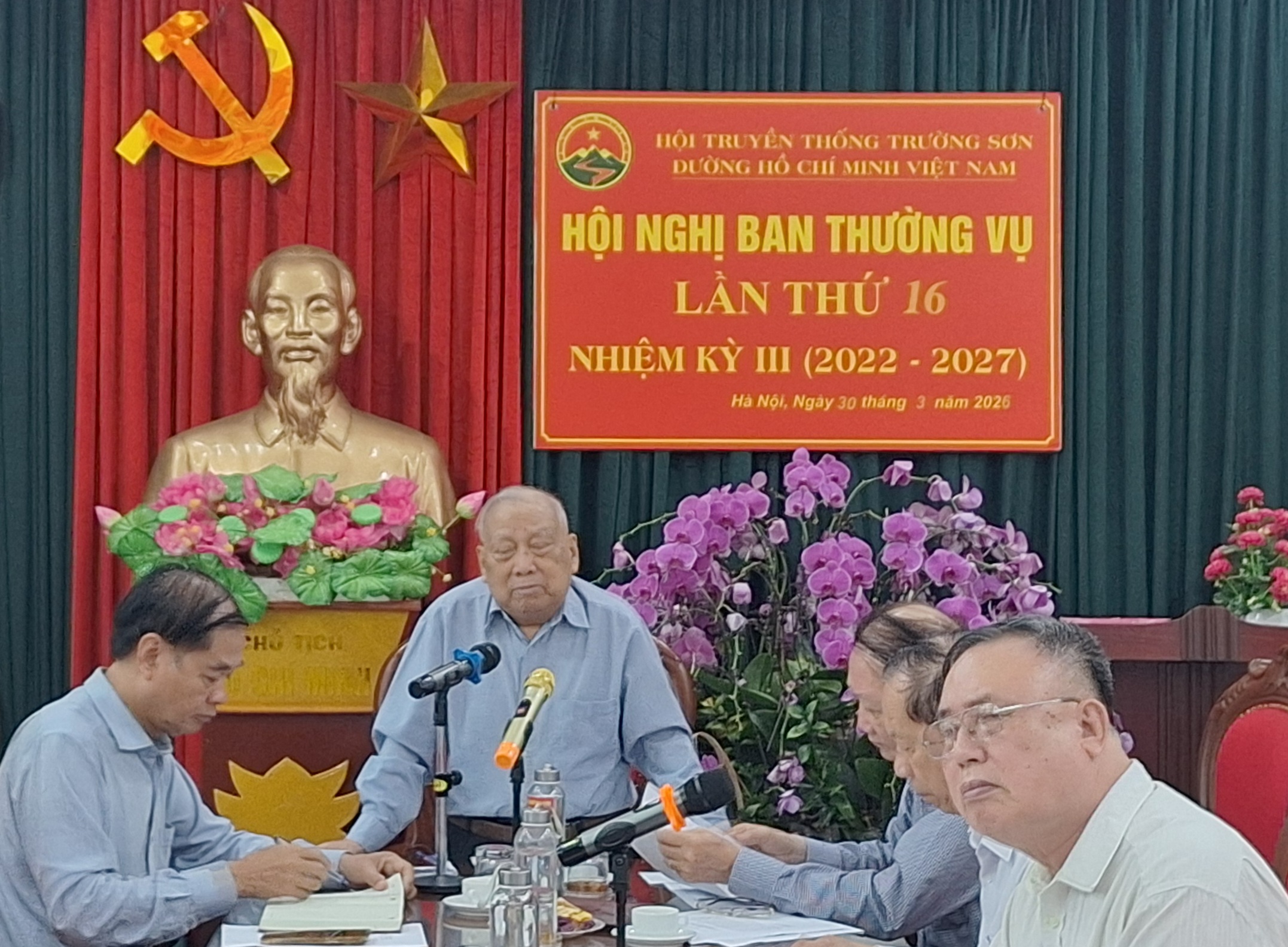 Tường thuật hội nghị Ban Thường vụ Hội Trường Sơn Việt Nam (mở rộng) Quí I - 2026