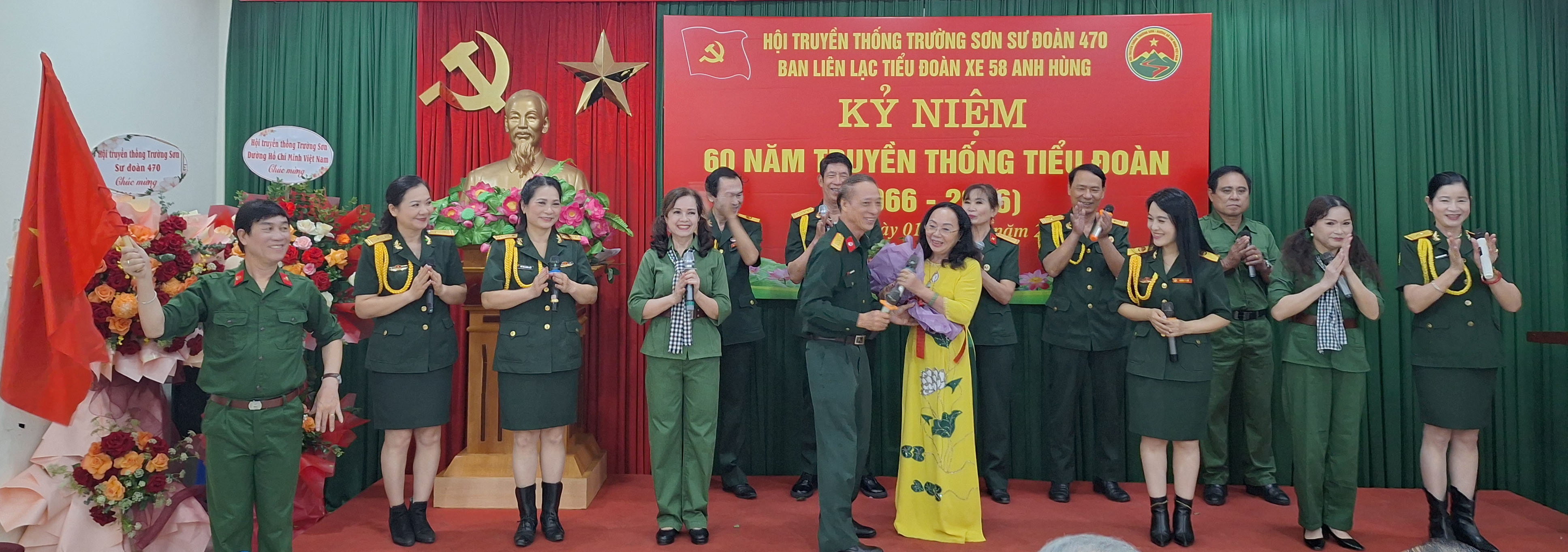 Chương trình văn nghệ chài mừng kỉ niệm 60 năm thành lập tiểu đoàn 58 xe/Sư đoàn 470 anh hùng