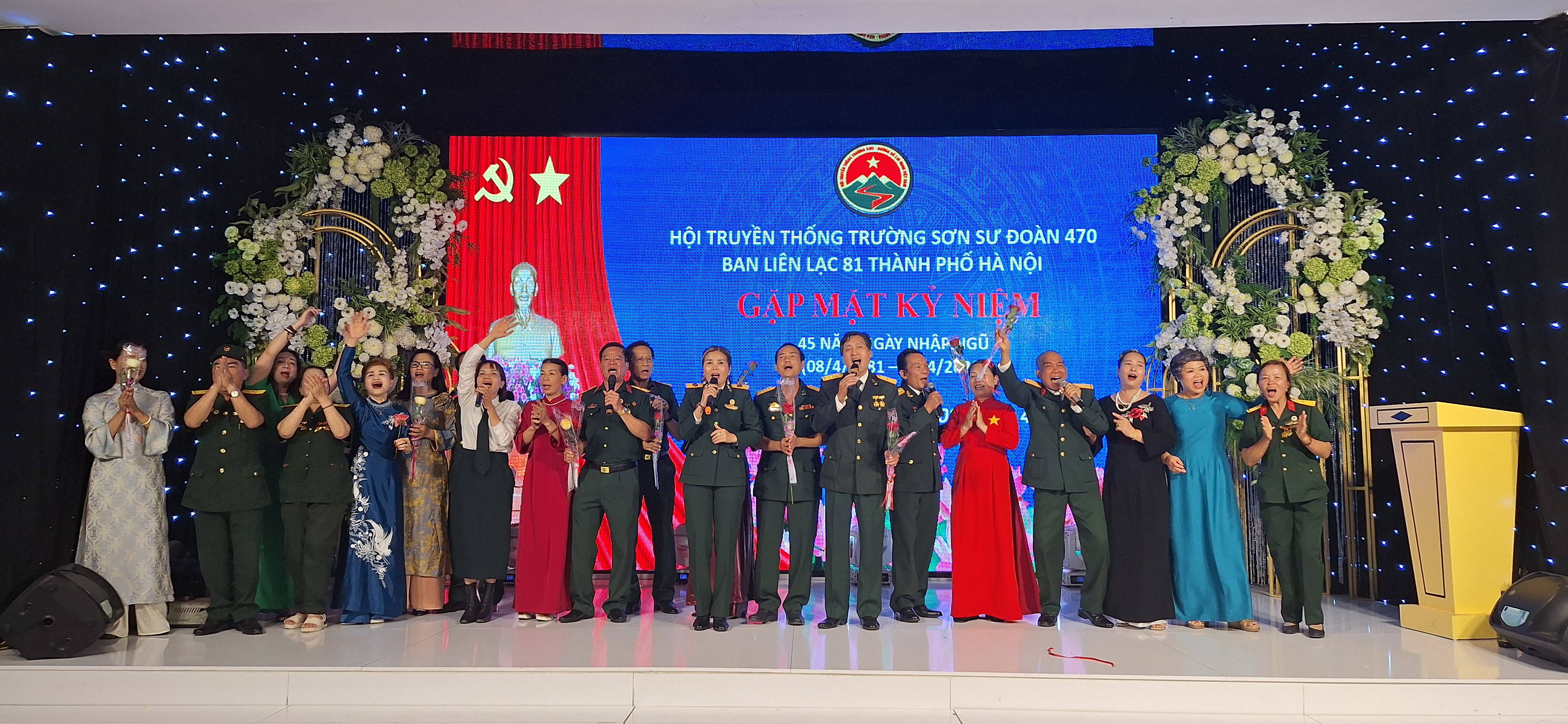 Chương trình văn nghệ chào mừng Lê kỉ niệm 45 năm Ngày nhập ngũ của BLL CCB 81 TP Hà Nội (8/4/1981-8/4/2026)