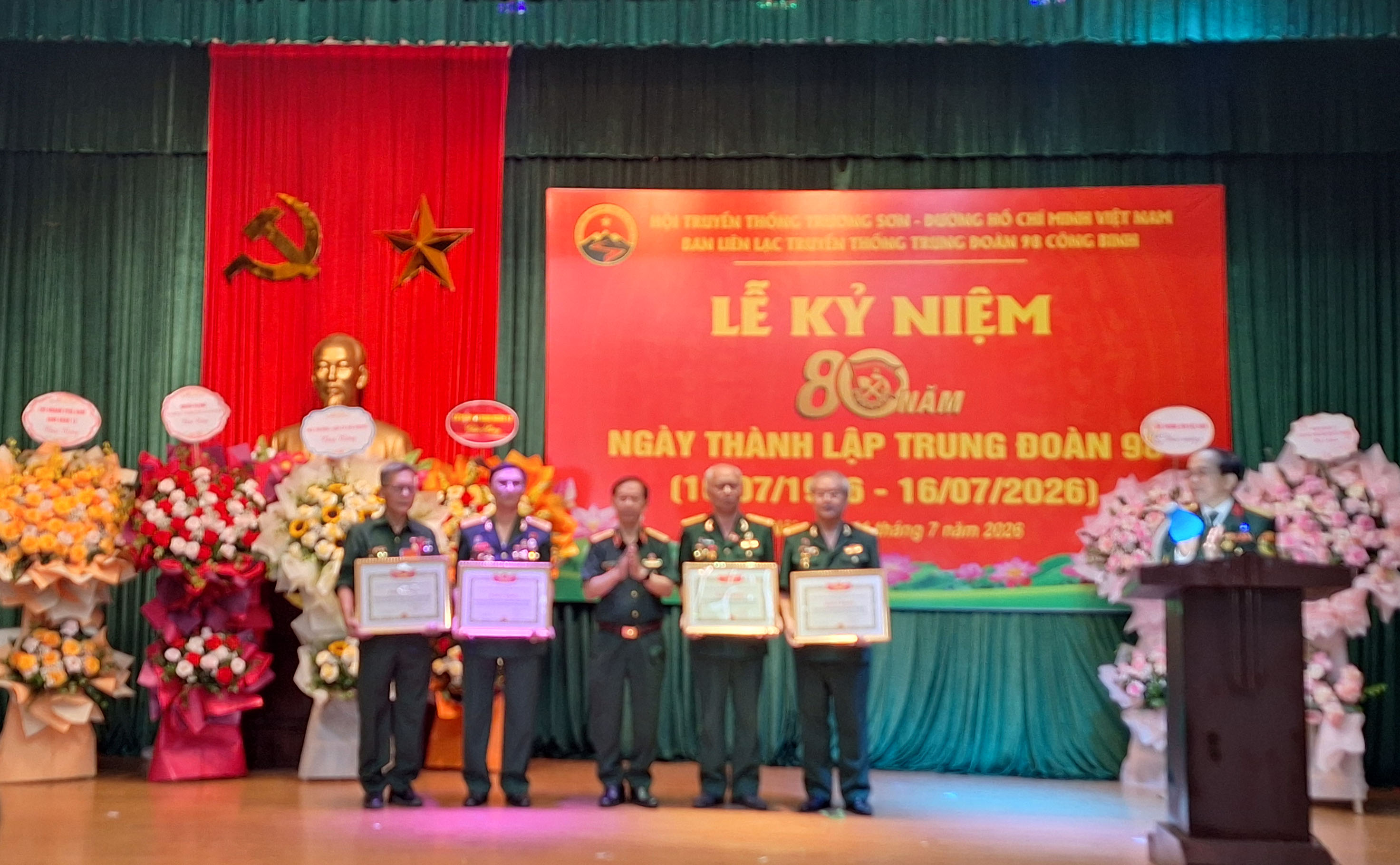 Phóng sự: Lễ kỉ niệm 80 năm ngày thành lập Trung đoàn 98 anh hùng.