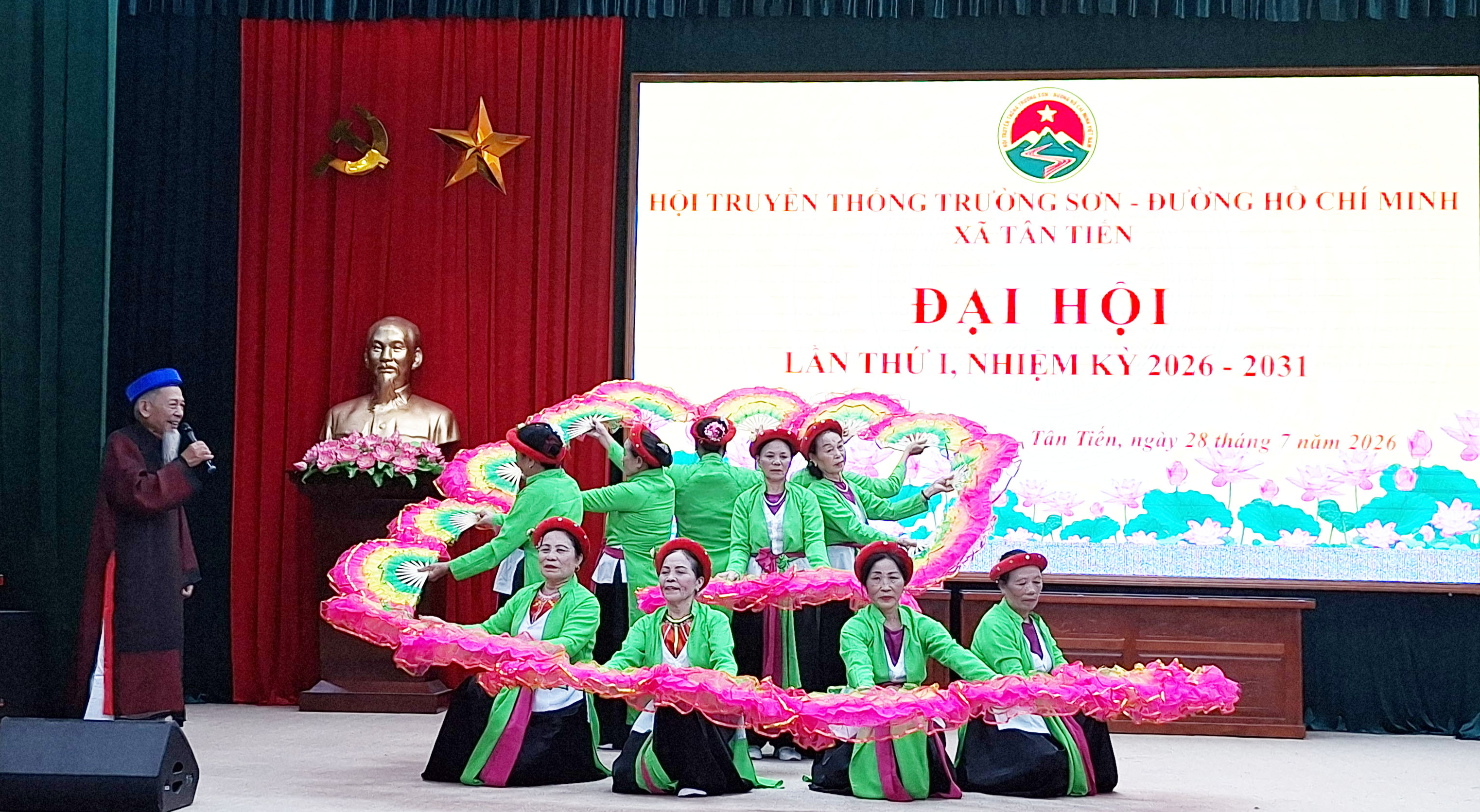 Chương trình văn nghệ chào mừng Đại hội Hội Trường Sơn xã Tân Tiến tỉnh Hưng Yên lần thứ nhất nhiệm kì 2026-2031.