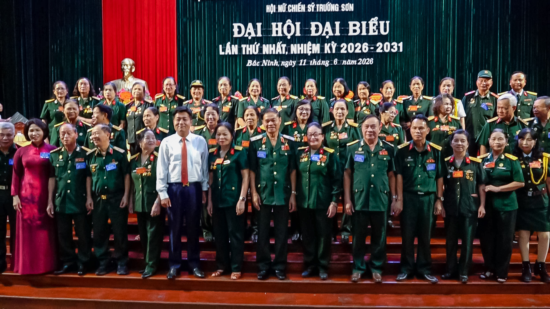 ĐẠI HỘI ĐẠI BIỂU HỘI NỮ CHIẾN SỸ TRƯỜNG SƠN TỈNH BẮC NINH LẦN THỨ NHẤT - NHIỆM KỲ  2026   2031. Bắc Ninh, ngày 11/6/2026