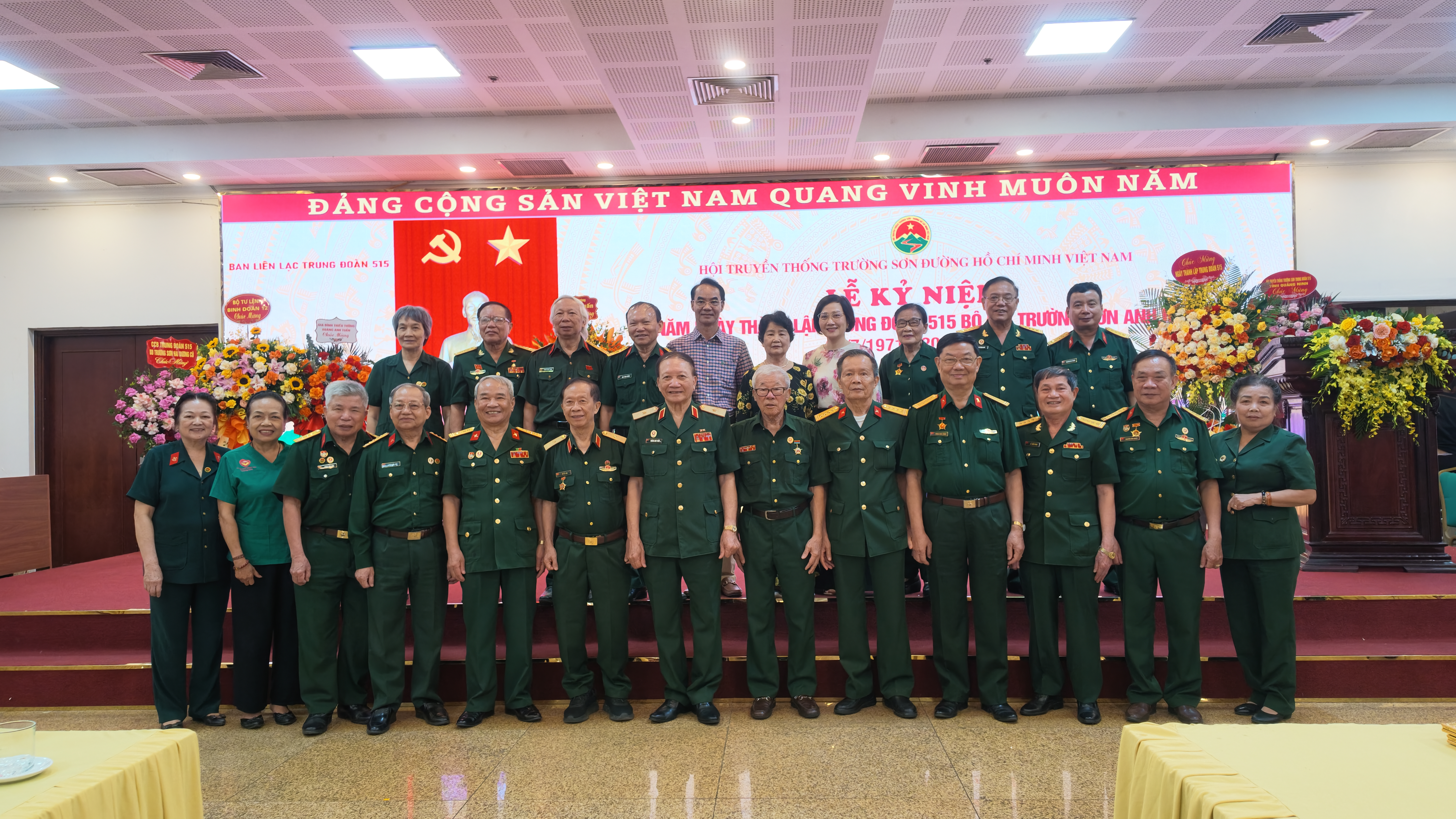 Lễ kỷ niệm 55 năm ngày Thành lập Trung đoàn 515 Anh hùng.