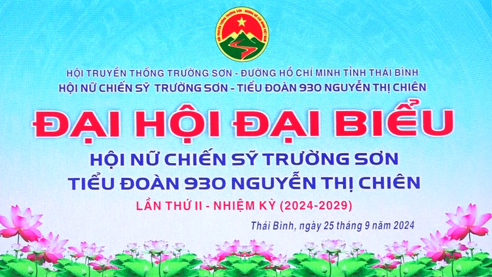 Đại hội nhiệm kỳ II - Hội Nữ CSTS Tiểu đoàn 930 Nguyễn Thị Chiên, Thái Bình