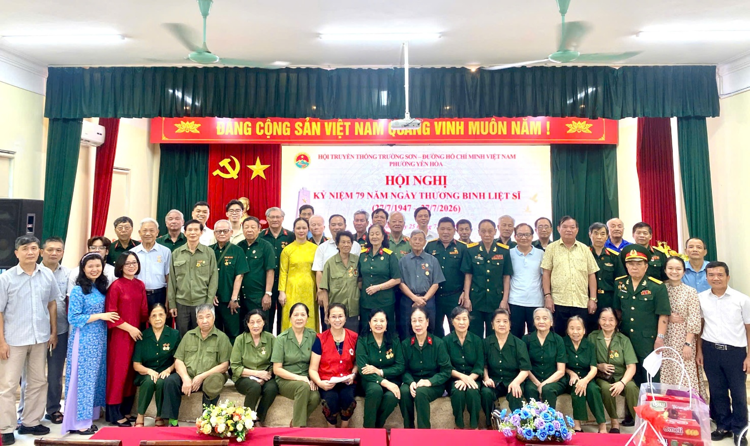 Hội Trường Sơn phường Yên Hoà TP.Hà Nội kỉ niệm 79 năm Ngày TBLS 27-7