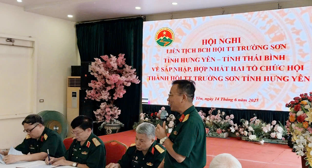 Hội nghị BCH Hội TS hai tỉnh Thái Bình - Hưng Yên họp sáp nhập, hợp nhất thành Hội TS mới là Hội TS tỉnh Hưng Yên