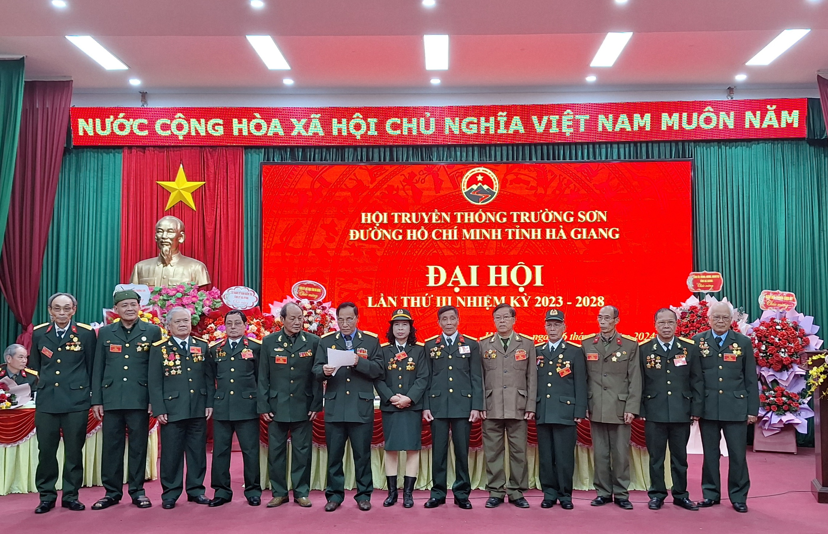 Đại hội đại biểu Hội Trường Sơn tỉnh Hà Giang lần thứ 3, nhiệm kì 2023-2028