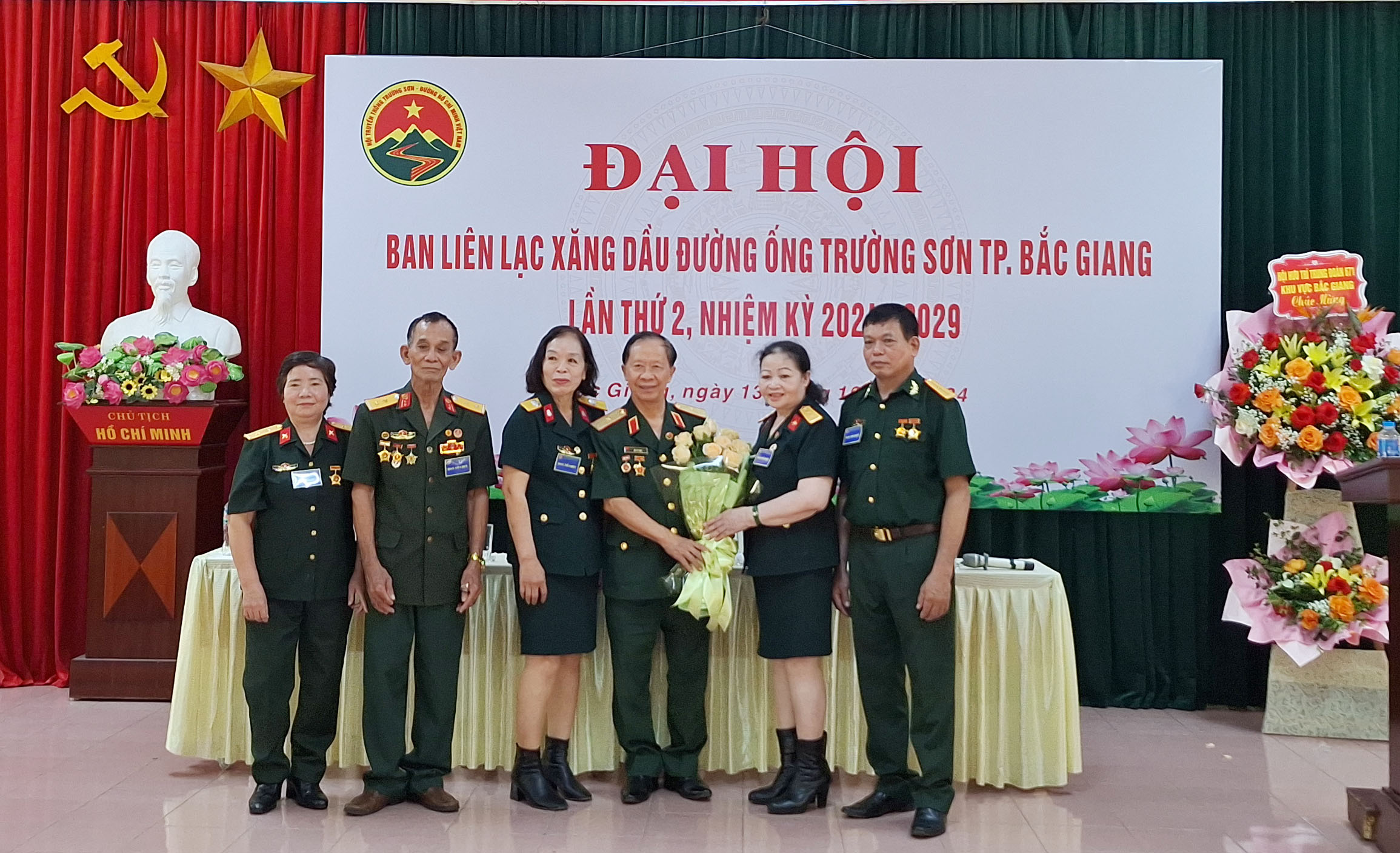 Ban liên lạc xăng dầu - đường ống Trường Sơn thành phố Bắc Giang tổ chức Đại hội lần thứ II, nhiệm kì 2024-2028.