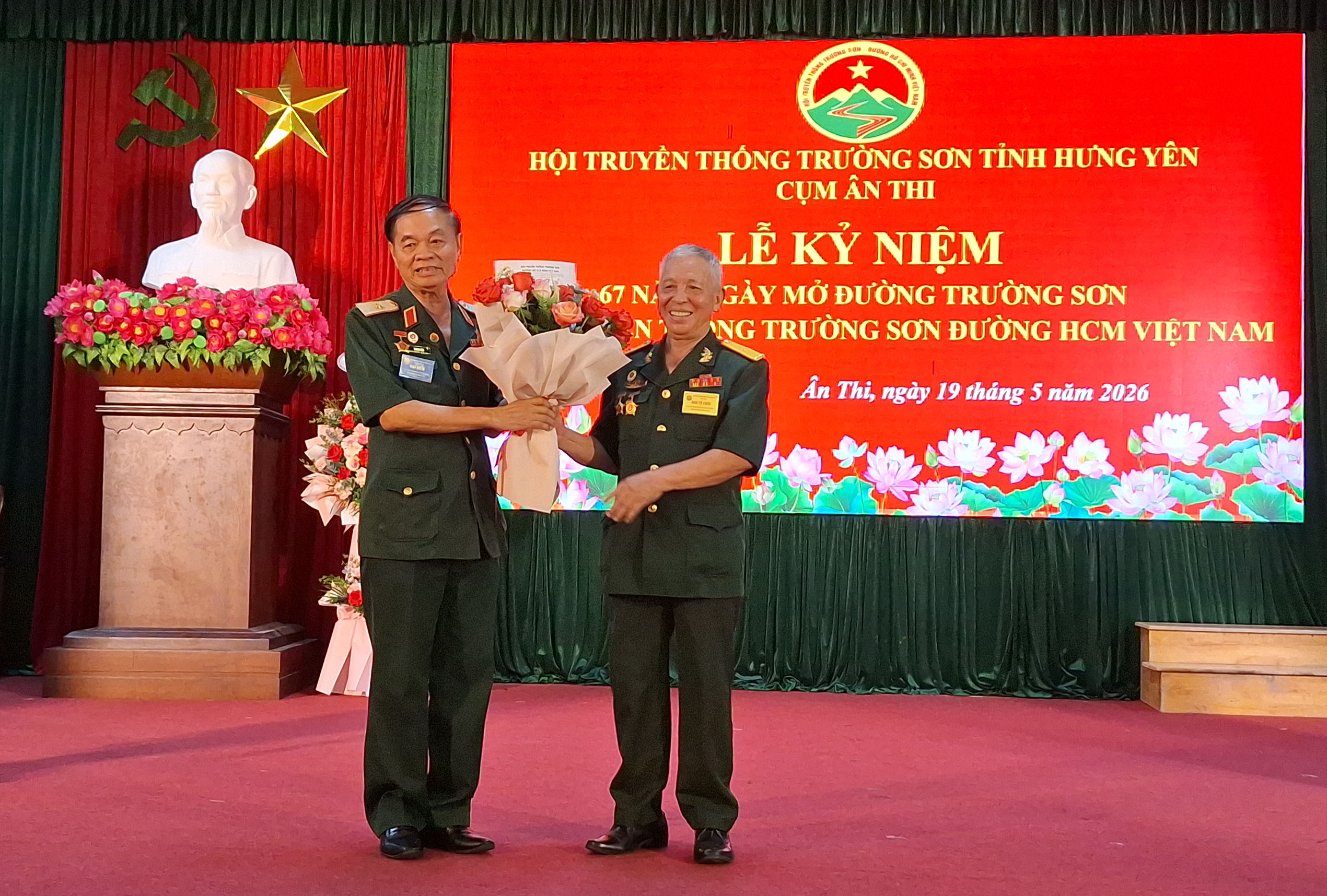 Hội Trường Sơn Cụm Ân Thi tỉnh Hưng Yên Kỉ niệm 67 năm Ngày truyền thống Bộ đội Trường Sơn 19/5/1959-19/5/2026.