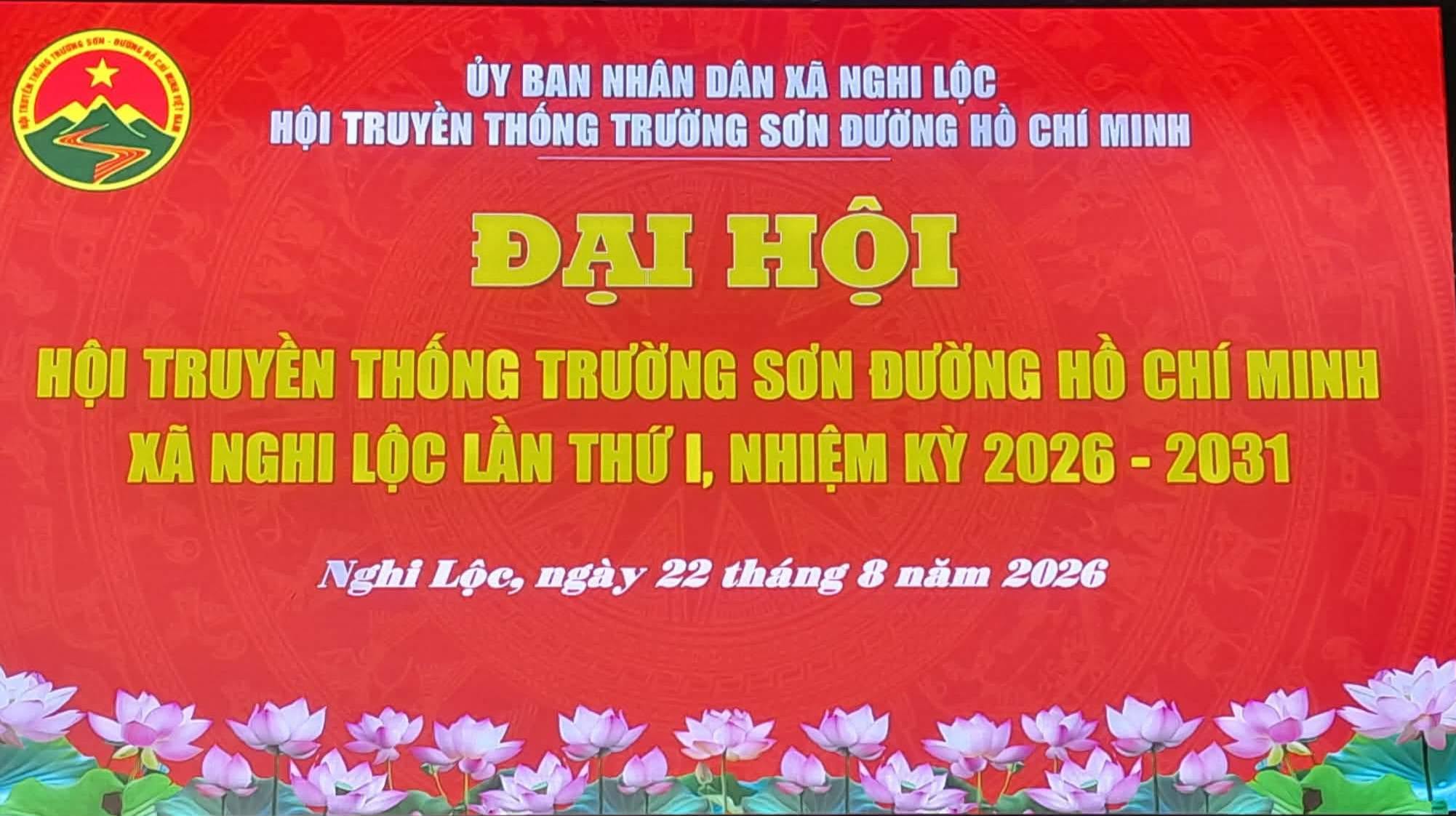 Đại hội Lần thứ nhất - Hội Trường Sơn tỉnh Nghệ An