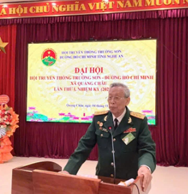 Hội Truyền thống Trường Sơn xã Quảng Châu, tỉnh Nghệ An Đại hội Lần thứ nhất