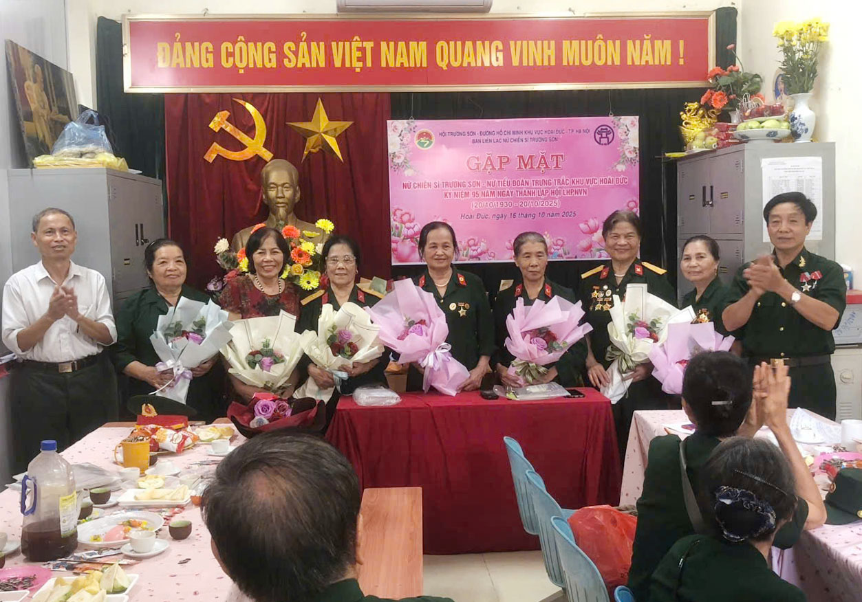 Ban Liên Lạc nữ CSTS khu vực Hoài Đức - Gặp Mặt Kỷ niêm 95 năm ngày Thành lập Hội LHPNVN .