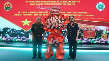 Hội Nữ Chiến sỹ Trường Sơn Thái Bình tỉnh Hưng Yên Kỷ niệm 95 năm Ngày thành lập Hội LHPN VN