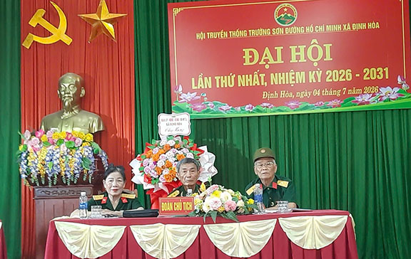 Đại hội Nhiệm kỳ I - Hội Trường Sơn xã Định Hòa, tỉnh Thanh Hóa