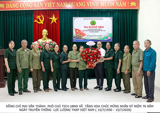 Hội Cựu TNXP xã Hà Trung, Thanh Hóa Tọa đàm Kỷ niệm 76 năm Ngày Truyền thống TXXP Việt Nam 