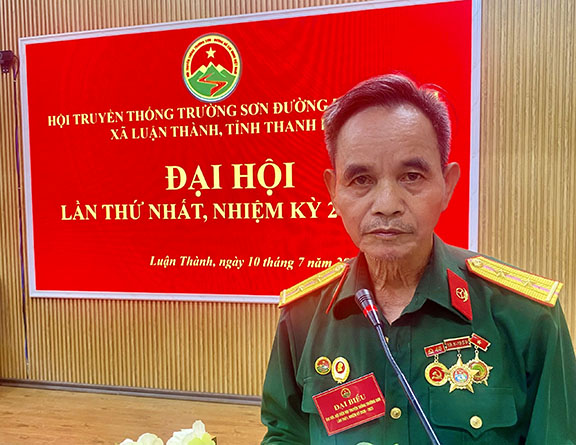Đại hội Hội Trường Sơn xã Luận Thành, tỉnh Thanh Hóa