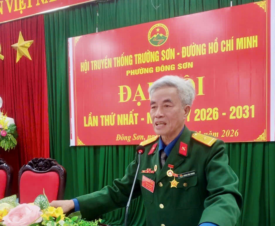 Đại hội Hội Trường Sơn phường Đông Sơn, tỉnh Thanh Hóa