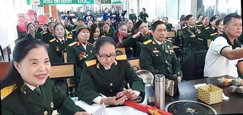 Liên Chi hội Nữ Chiến sỹ Trường Sơn tỉnh Thái Nguyên tổ chức Lễ Kỷ niệm 81 năm Ngày thành lập Quân đội Nhân dân Việt Nam