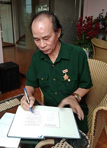 Tấm long cao quý của Người Thương binh, Hội viên Trường Sơn Nguyễn Đình Xương