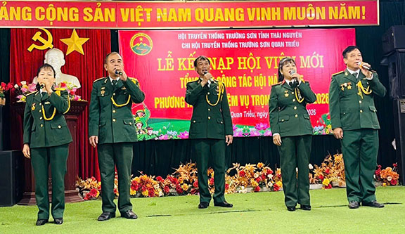 Chi hội Trường Sơn phường Quán Triều tỉnh Thái Nguyên Tổng kết công tác năm 2025