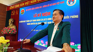 Lễ Kỷ niệm 50 năm Ngày thành lập Trung đoàn 576