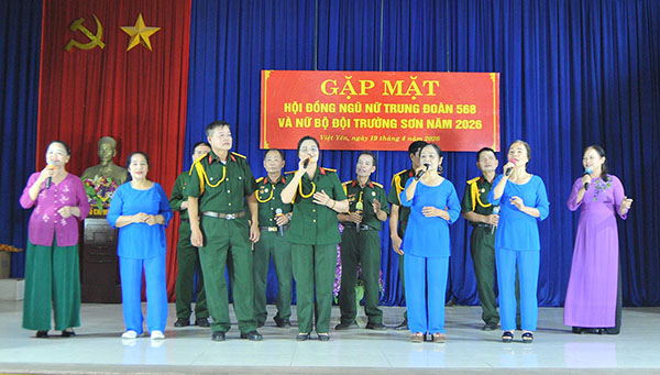 Gắp mặt các Cựu chiến binh Trung đoàn 568 và Nữ Chiến sỹ Trường Sơn anh hùng...