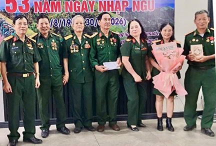 Gặp mặt Kỷ niệm 53 năm Ngày nhập ngũ