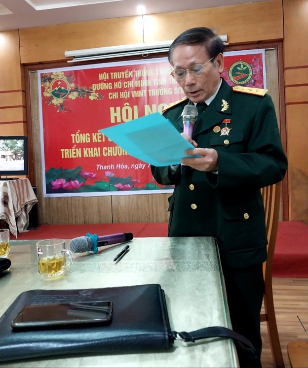 Hội VHNT Trường Sơn tỉnh Thanh Hoá tổng kết công tác - năm 2023