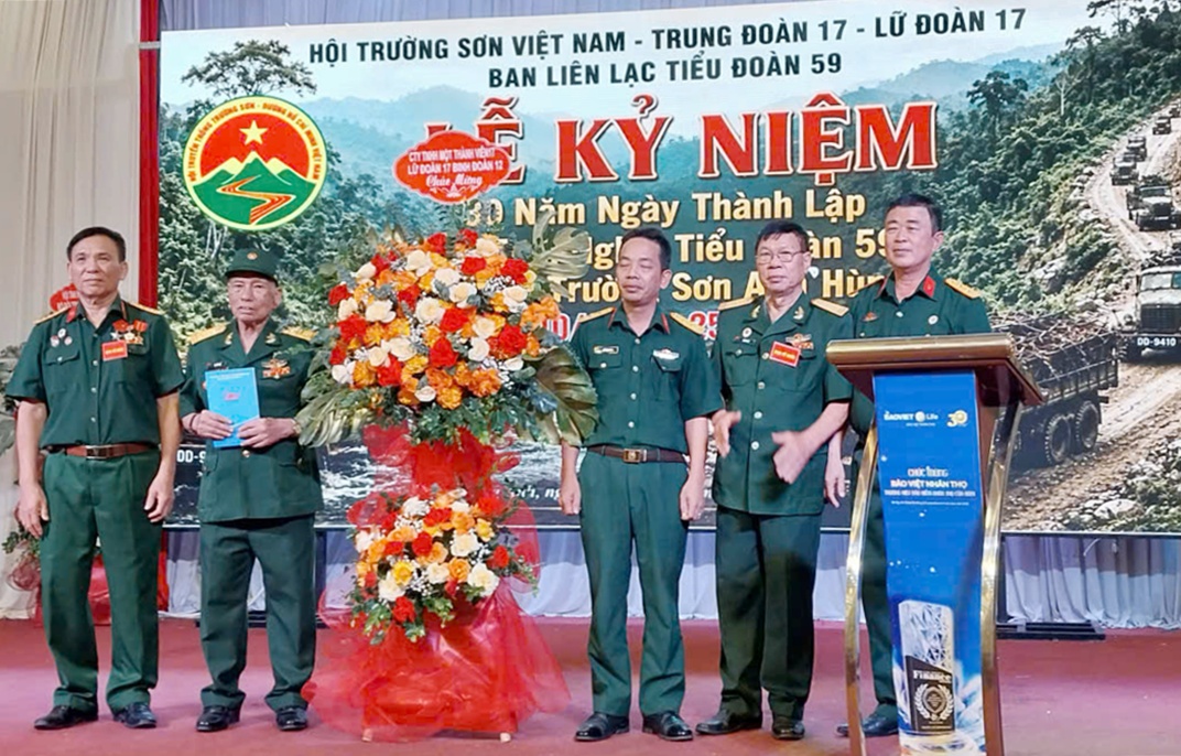Kỷ niệm 30 năm thành lập Ban liên lạc Tiểu đoàn xe 59 anh hùng