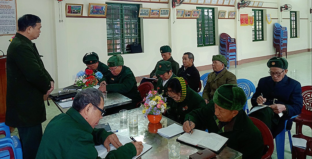 Kết quả kiểm tra của Hội Trường Sơn tỉnh Lào Cai với cơ sở Hội huyên Văn Bàn