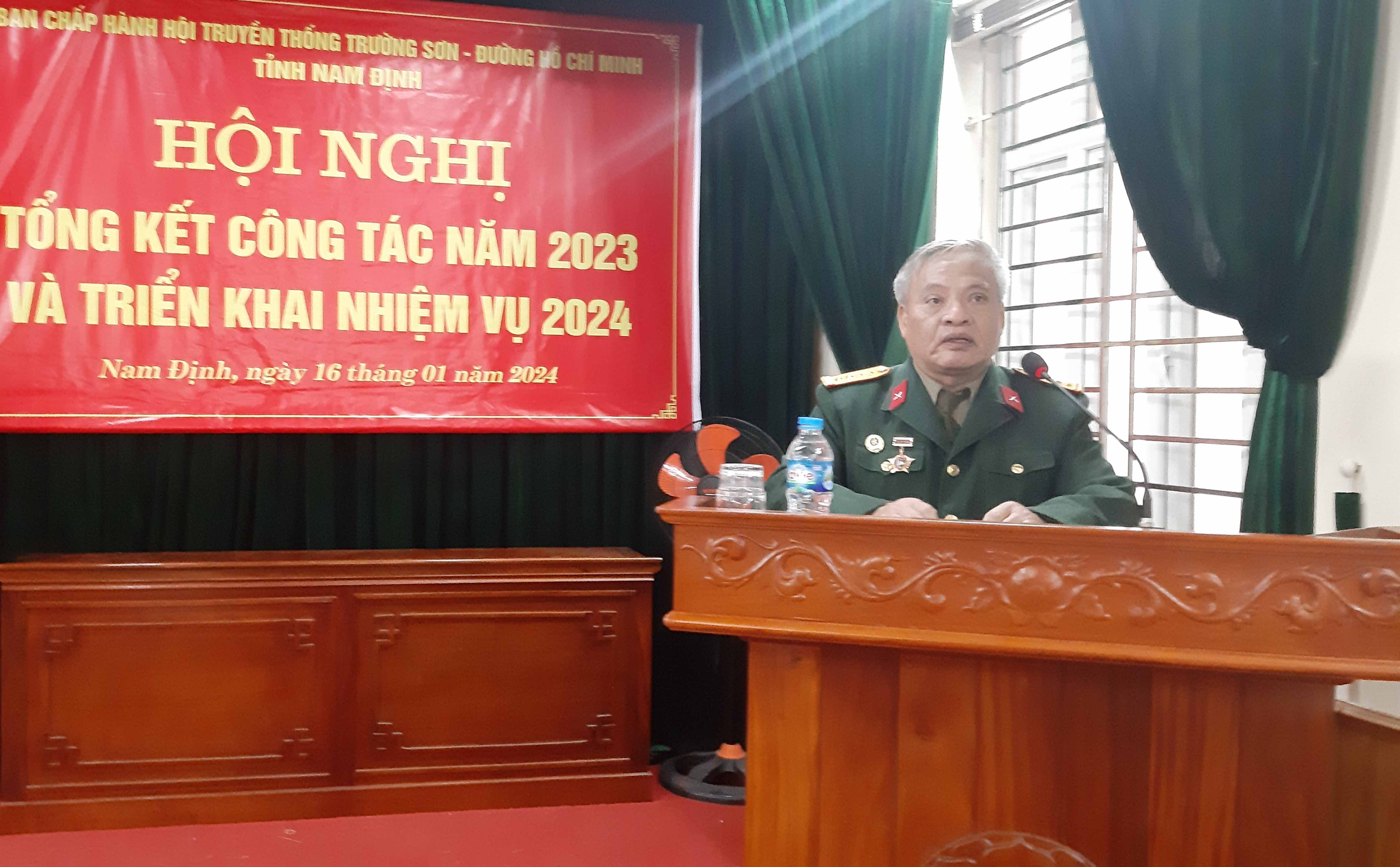 Hội Trường Sơn tỉnh Nam Định tổng kết công tác năm 2023