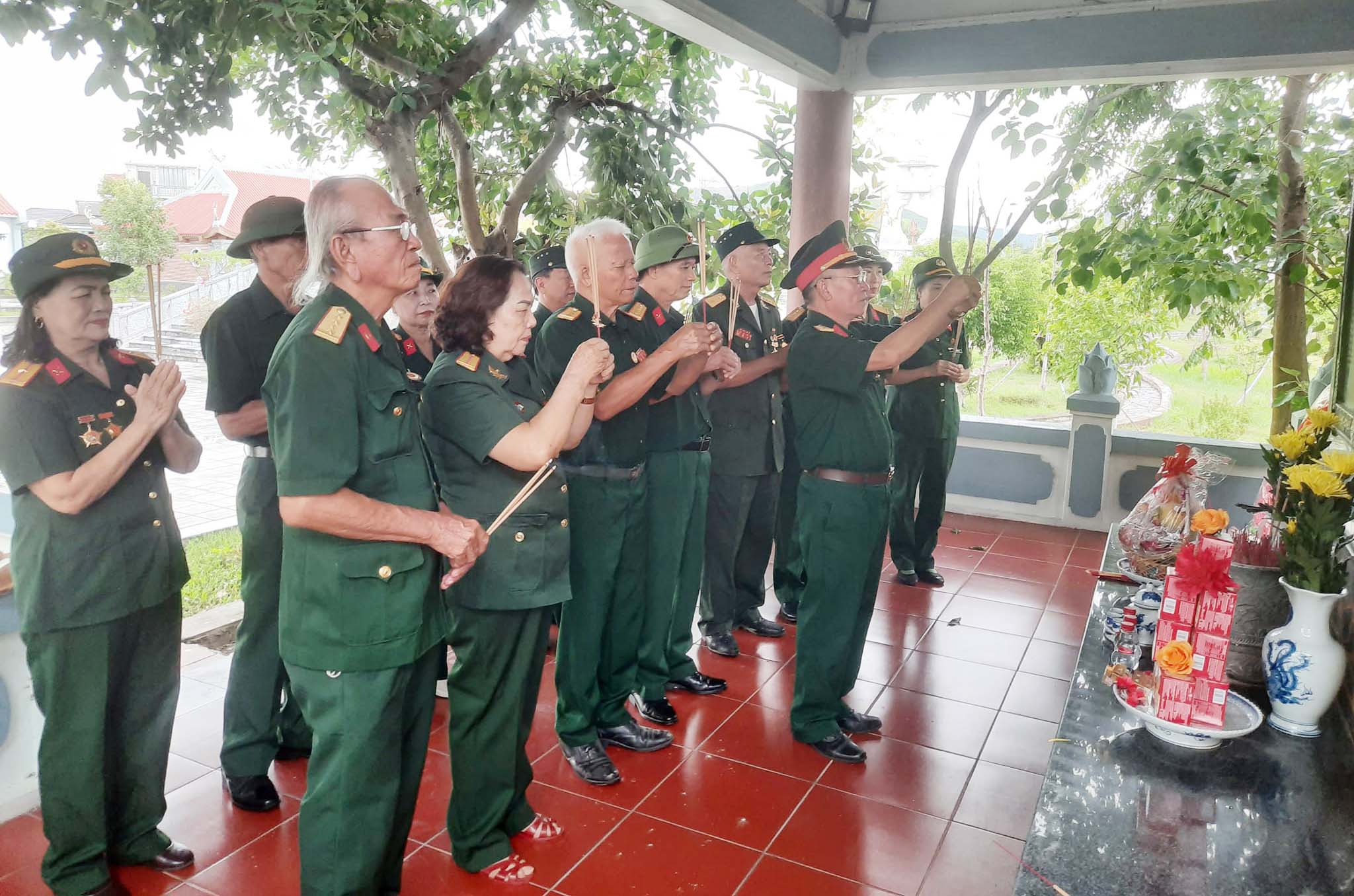 Hội Trường Sơn tỉnh Quảng Bình tổ chức thăm chiến trường xưa