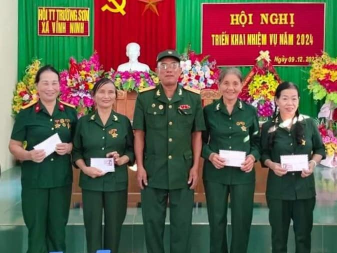 Ban Liên lạc TTTS xã Vĩnh Ninh Tổng kết công tác năm 2023