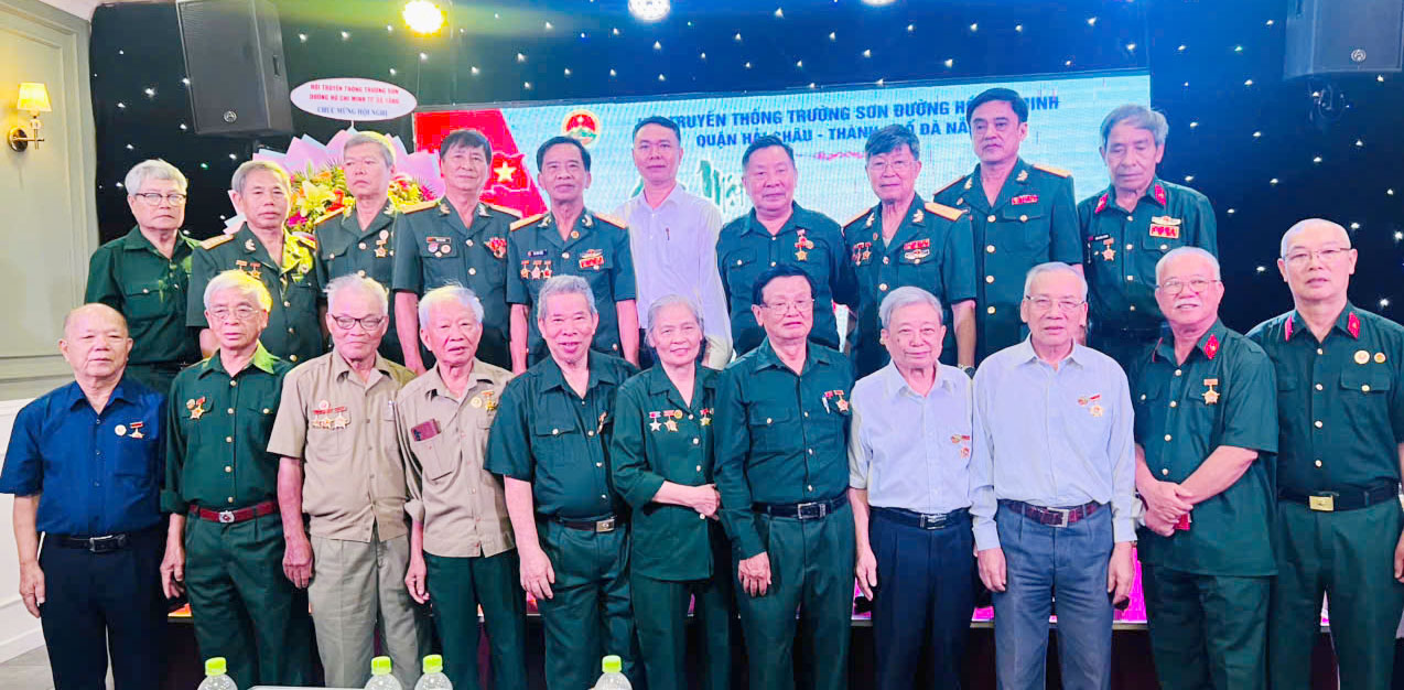 Hội Trường Sơn quận Hải Châu, TP Đà Nẵng. Gặp mặt Truyền thống Kỷ niệm 66 năm Bộ đội Trường Sơn.