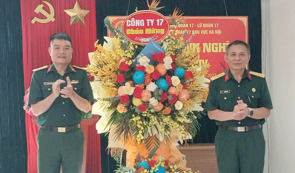 BLL Trung đoàn 17 khu vực Hà Nội gặp mặt tình nghĩa lần thứ XIV