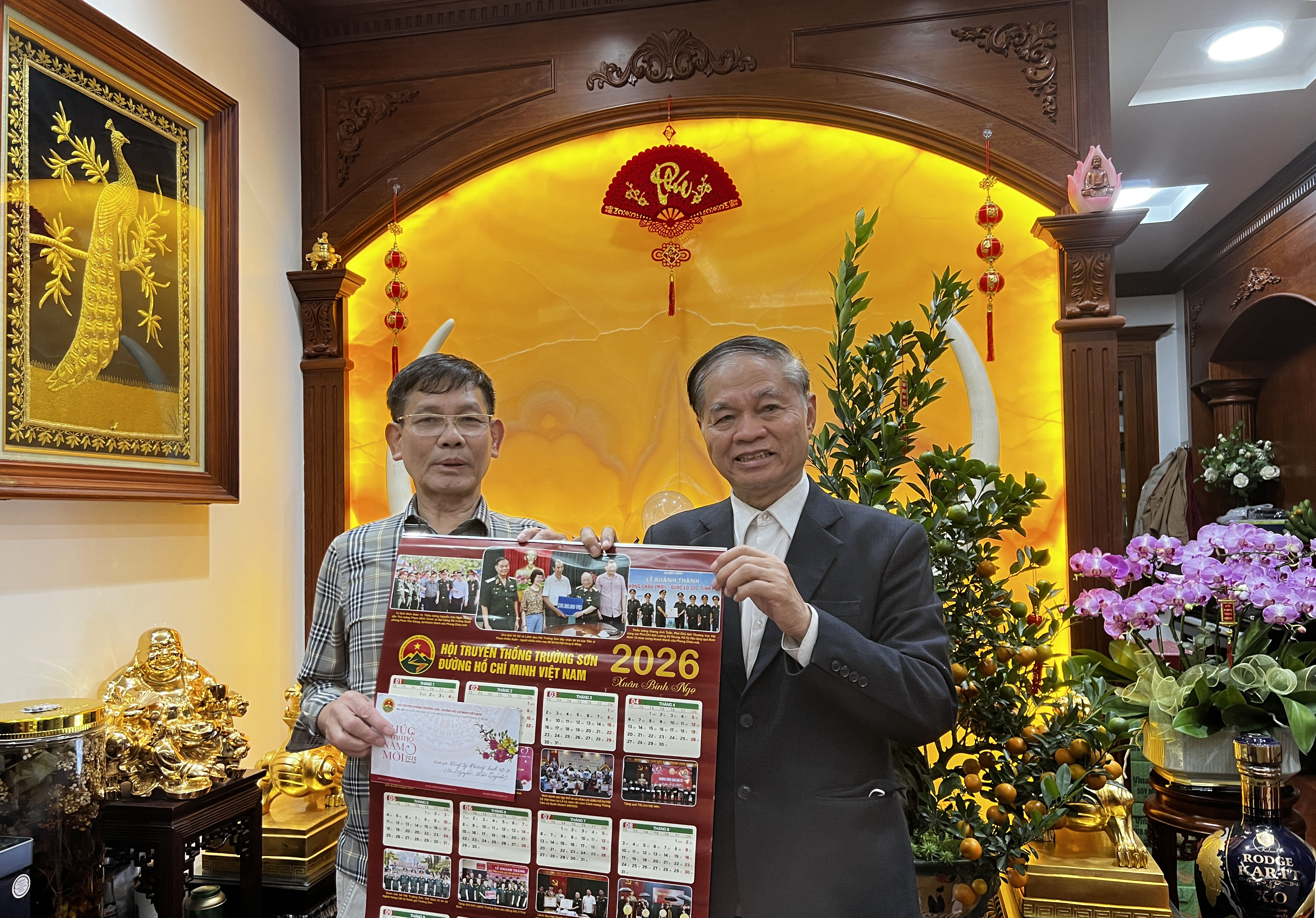 Lãnh đạo Hội Trường Sơn Việt Nam, thăm và chúc Tết Bính Ngọ 2026 đồng chí nguyên lãnh đạo Bộ quốc phòng và Công ty thương binh 27-7 Hà Nội.
