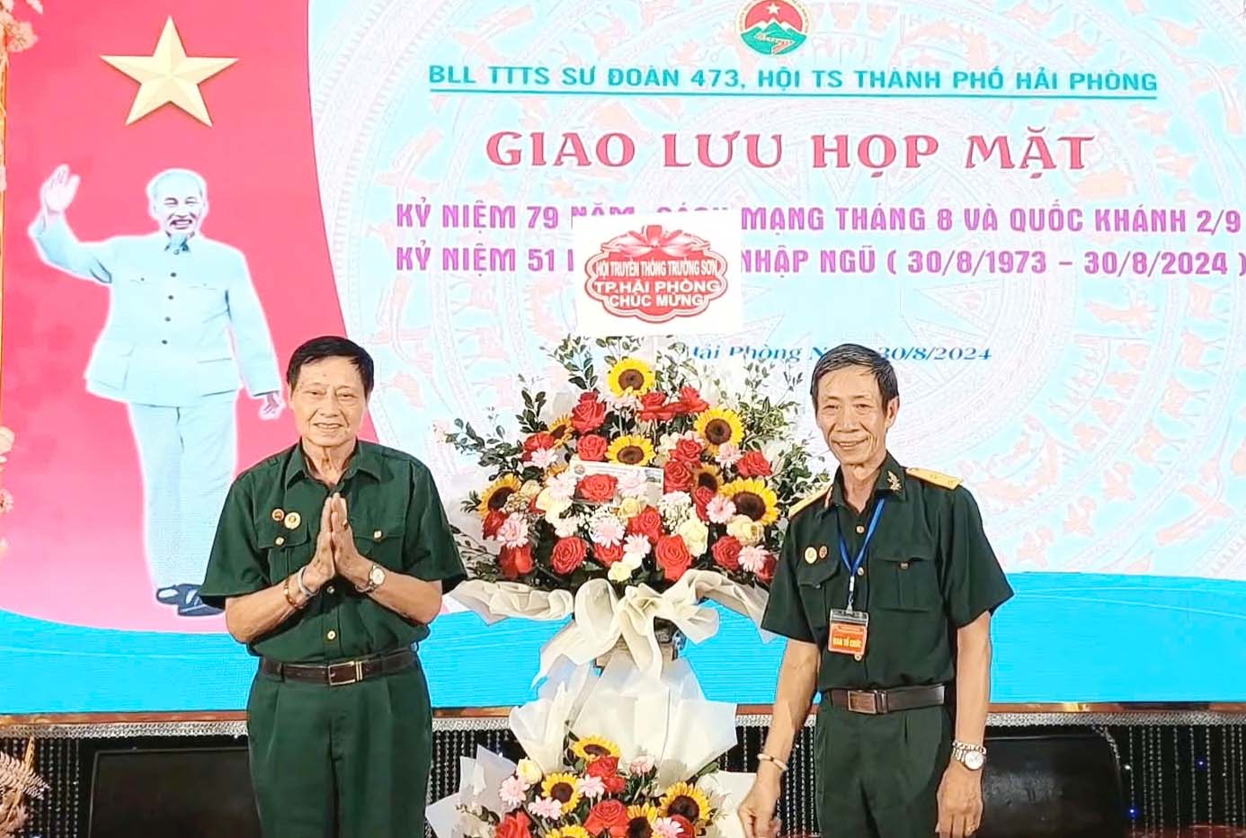 Giao lưu họp mặt Ban LL TTTS sư đoàn 473 - Hội Trường Sơn Hải Phòng 