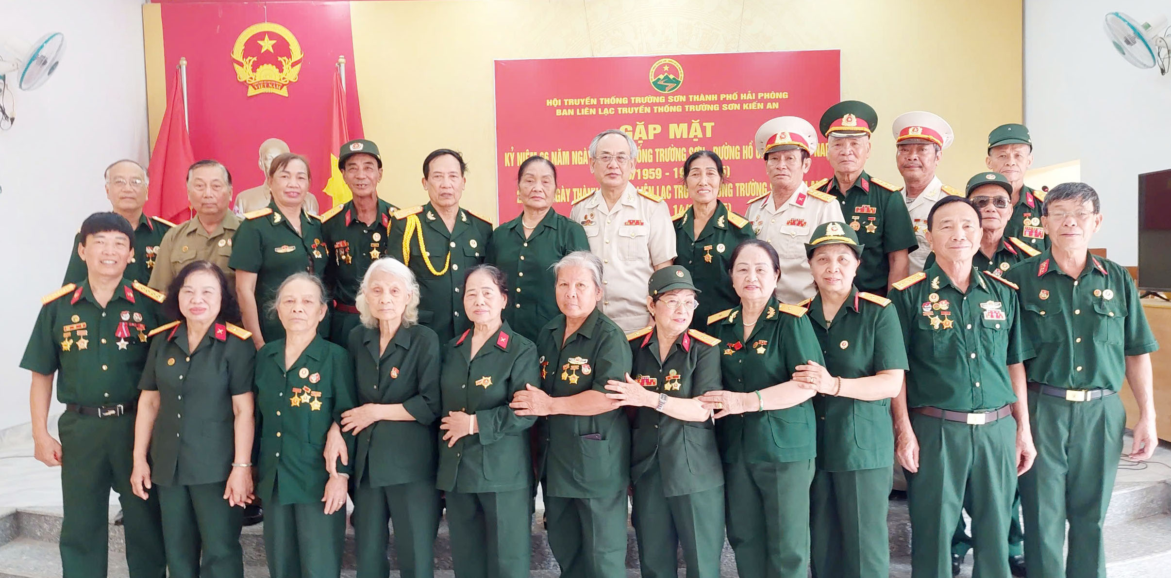 Ban LL TTTS quận Kiến An, Hải Phòng – Kỷ niệm 66 năm ngày Truyền thống Bộ đội TS và 22 năm ngày thành lập Ban LL