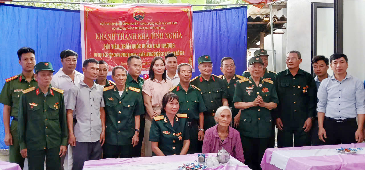 Hội Trường Sơn tỉnh Phú Thọ, tổ chức khánh thành nhà tình nghĩa cho hội viên