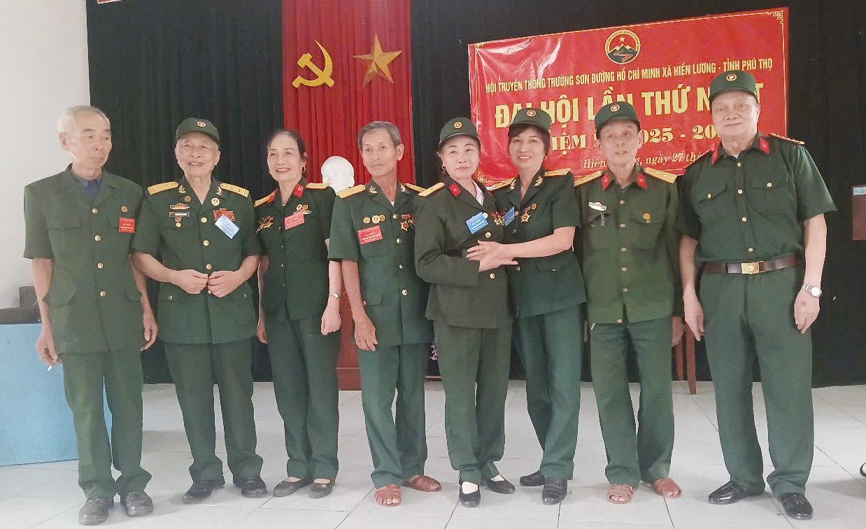 Đại hội lần thứ nhất Hội Trường Sơn xã Hiền Lương, tỉnh Phú Thọ