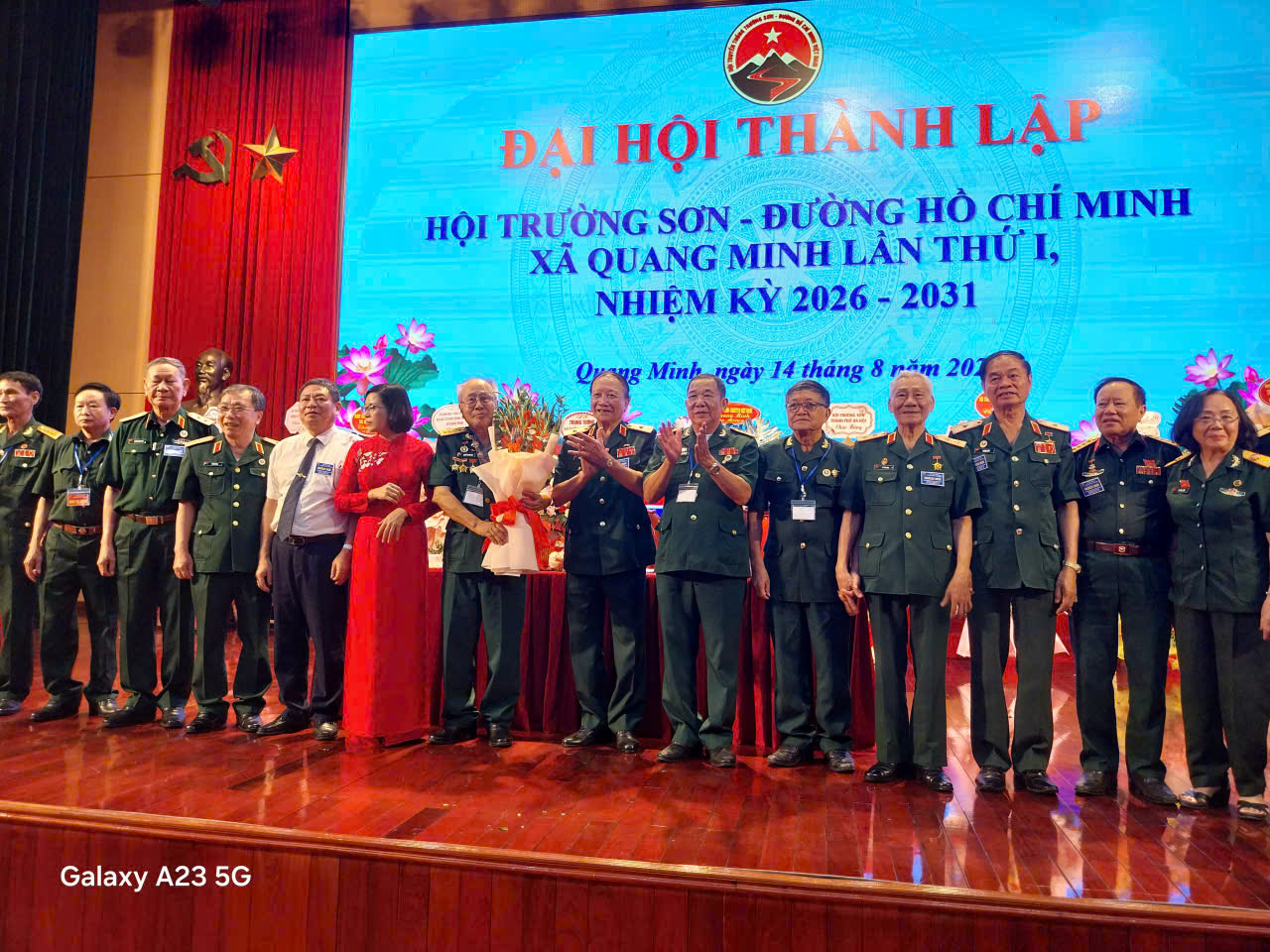 Đại hội thành lập Hội Trường Sơn xã Quang Minh