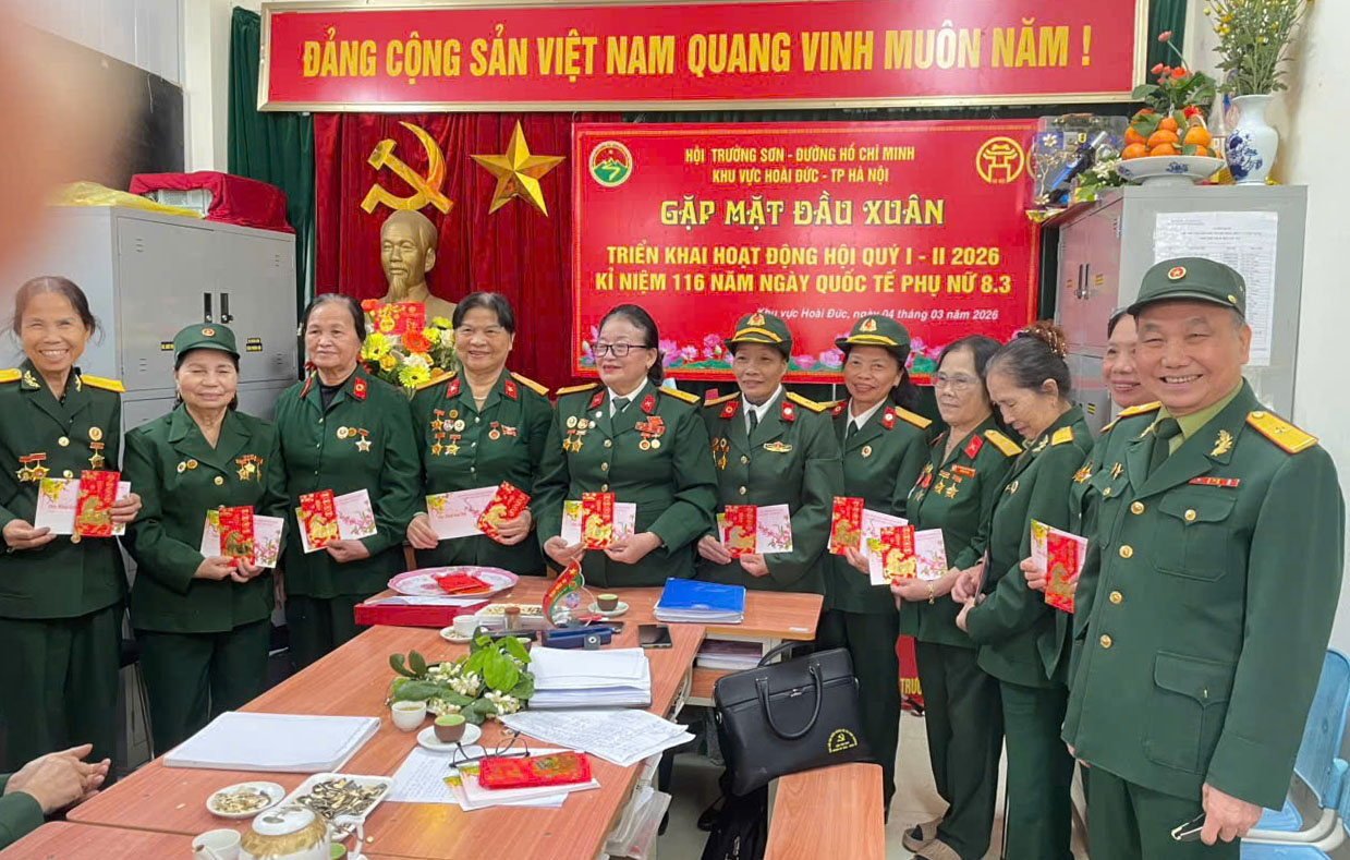Hội TSKV Hoài Đức họp mặt mừng Xuân Bính Ngọ 2026 và Kỷ niêm Ngày Quốc tế Phụ nữ 8-3