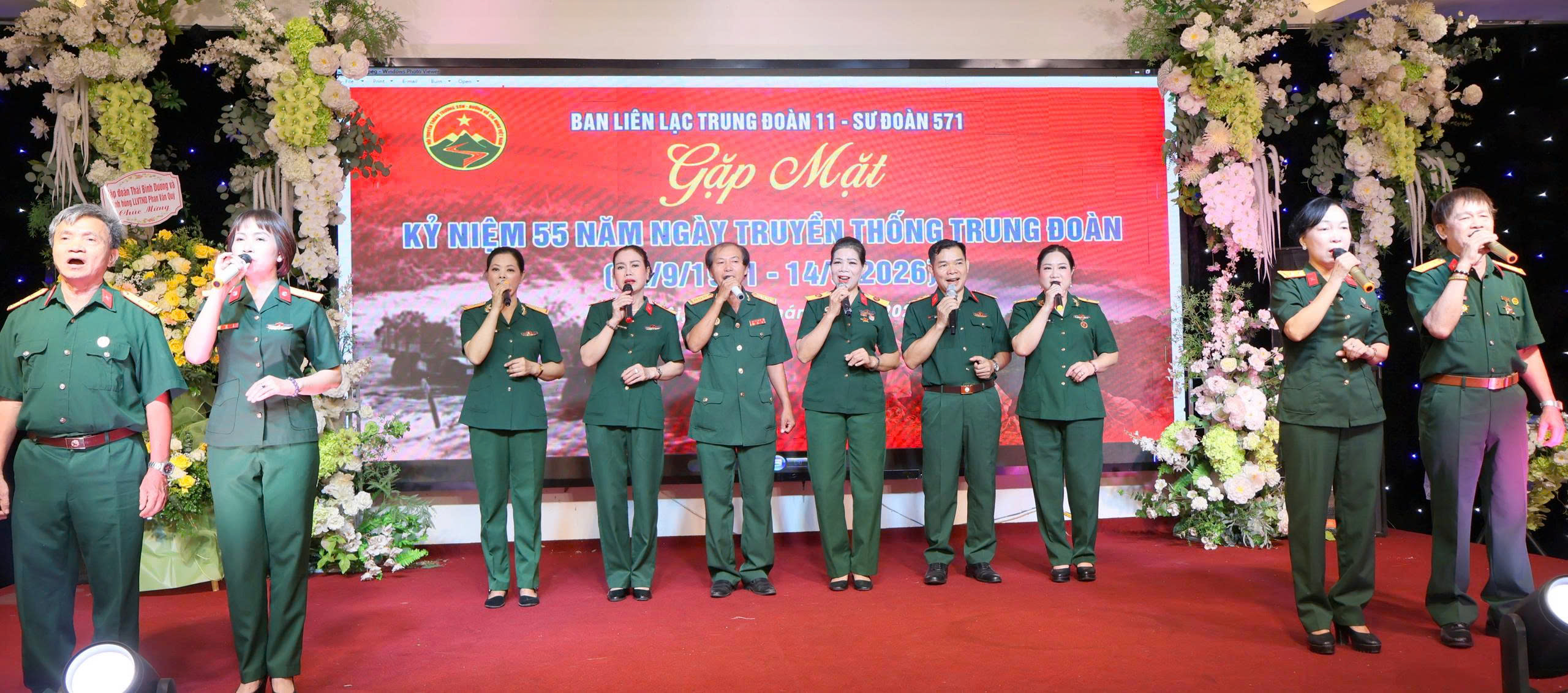 Ban liên lạc Trung đoàn 11 - Sư đoàn 571 gặp mặt kỷ niệm 55 năm Ngày thành lập Trung đoàn