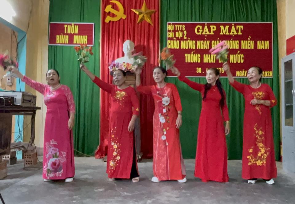 Chi hội 2, BLL Trường Sơn xã Quảng Ninh, tỉnh Quảng Trị Gặp mặt Kỷ niệm 51 năm Ngày giải phóng miền Nam